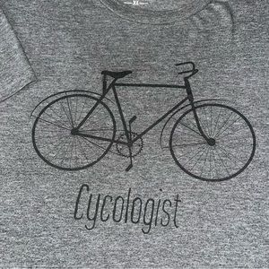 Crazy dog T-shirt cycologist xl